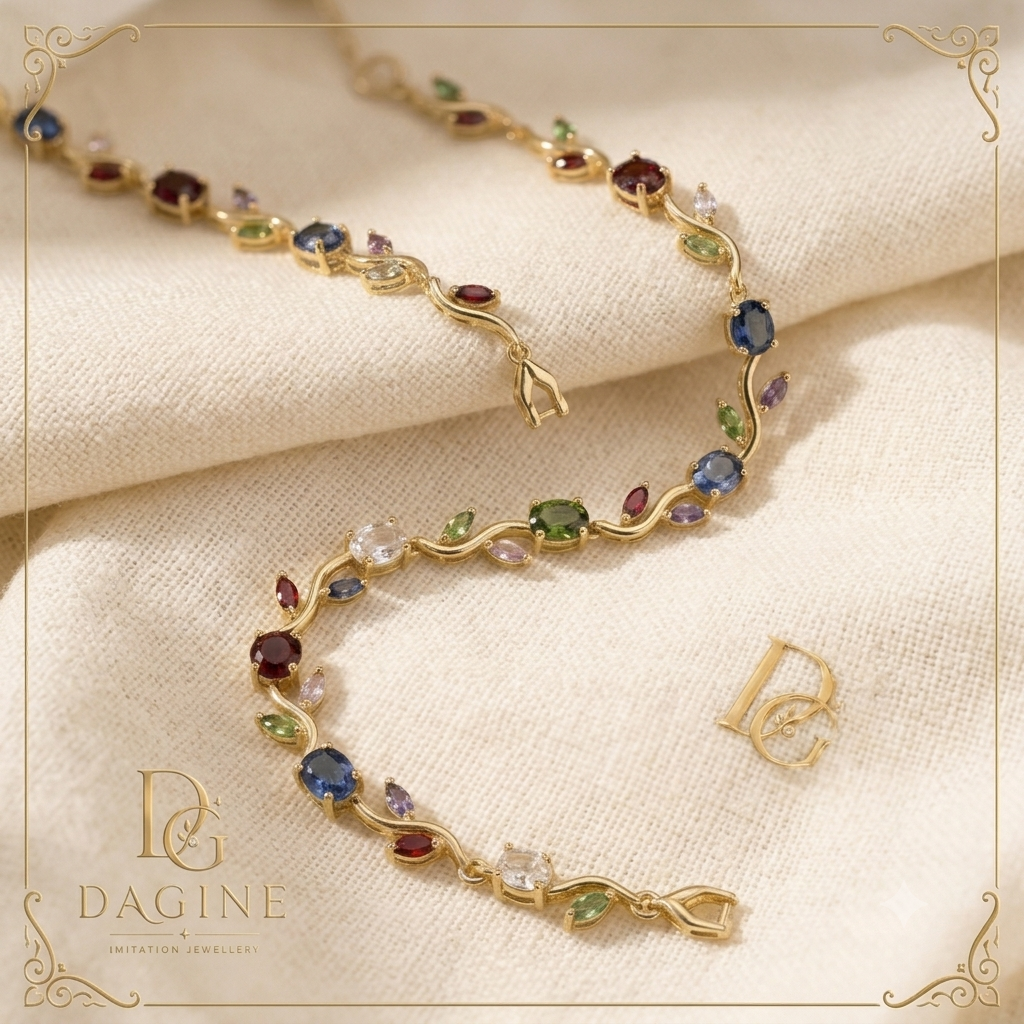 Golden Rainbow Tulip Bracelet